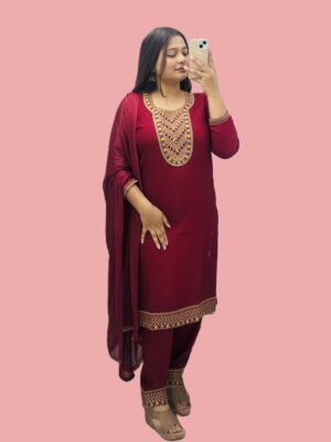 Premium Rayon Readymade 3 piece Kurta set