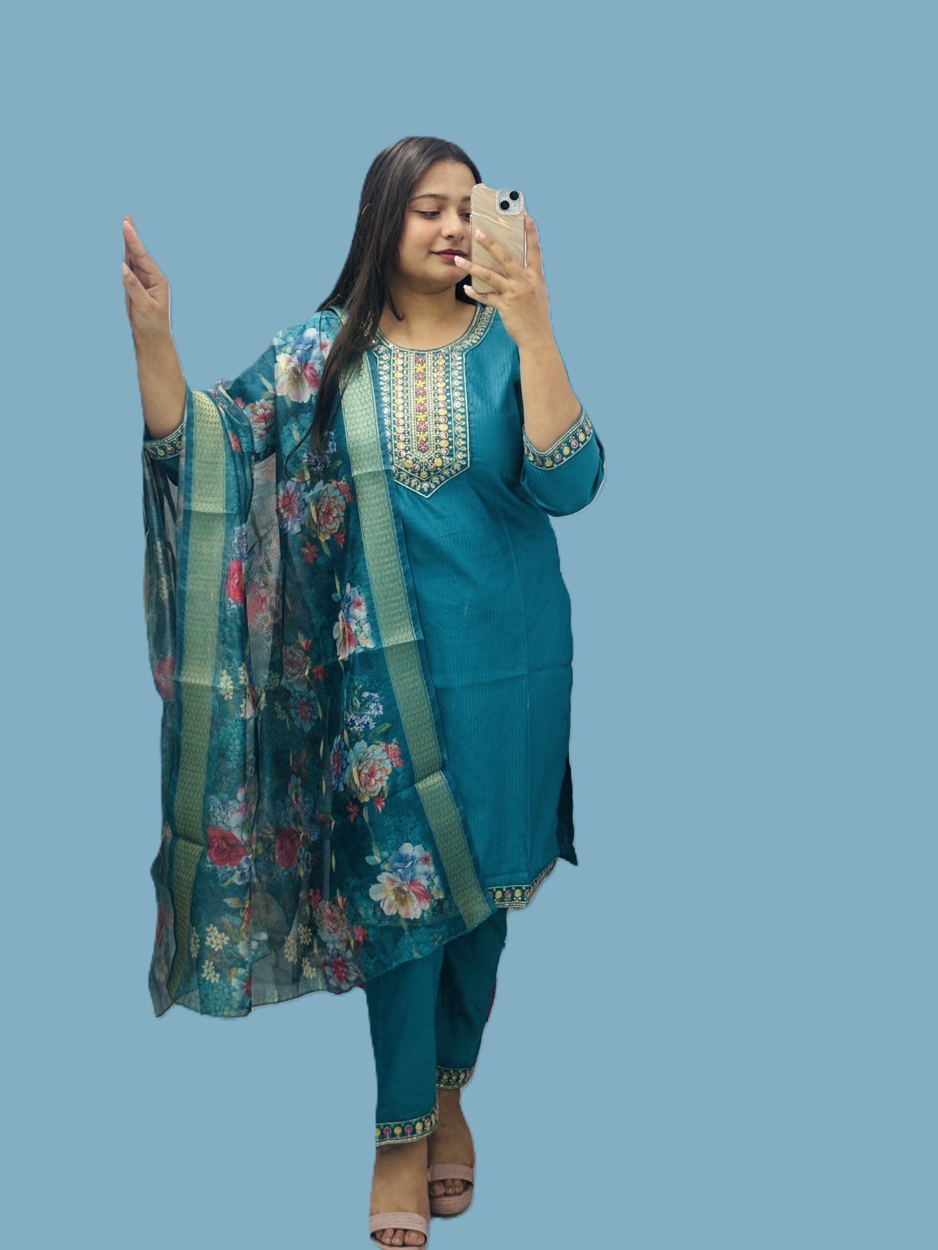 Berlin Readymade 3 piece Dupatta set